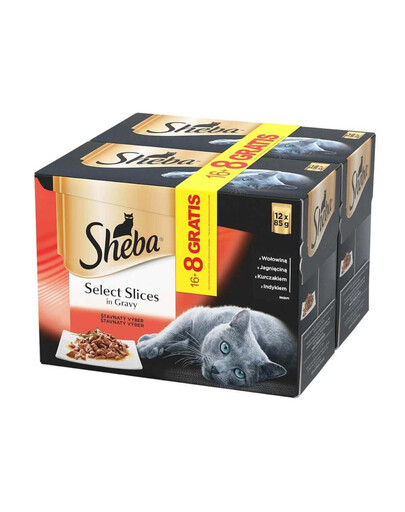 Sheba Selection In Sauce sultingo skonio 85 g X 16+8 dovana