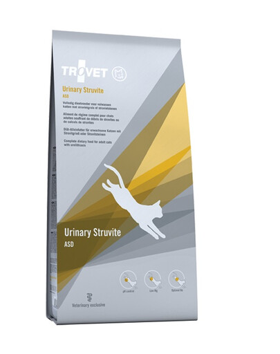 TROVET Urinary Struvite ASD katėms 10 kg