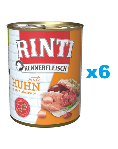 RINTI Kennerfleisch Chicken vištiena 6x800 g