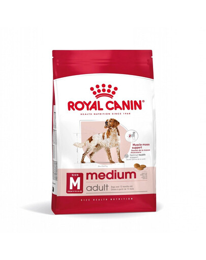 ROYAL CANIN Medium Adult 4kg sausas ėdalas suaugusiems vidutinių veislių šunims