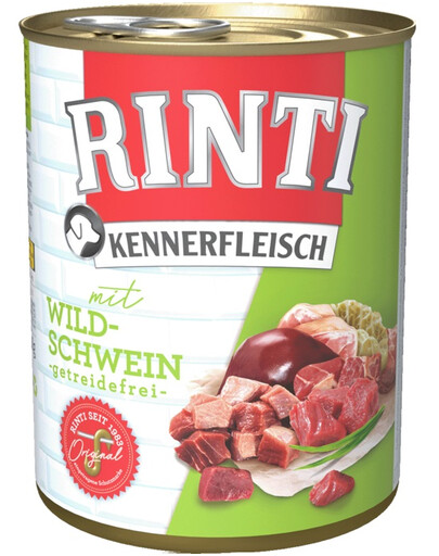 RINTI Kennerfleisch Laukinių šernų mėsa 6x800 g