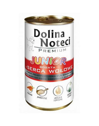 DOLINA NOTECI Premium Junior konservai su jautiena 400 g