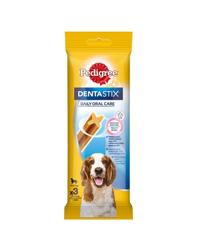 PEDIGREE DentaStix kramtalas vidutinių veislių šunims 77 g