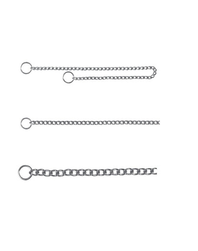 Trixie smaugianti metalinė šuns grandinėlė 60 cm 2,5 mm