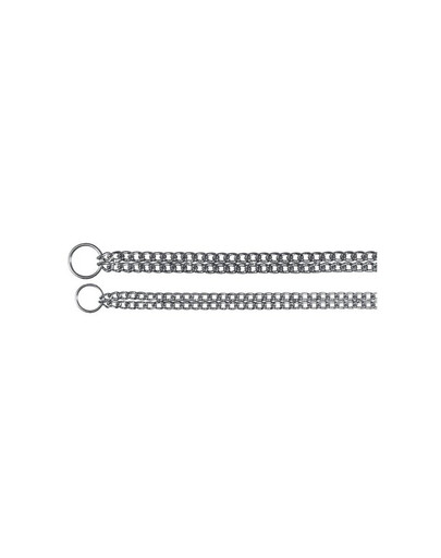 Trixie dviguba metalinė grandinėlė 55 cm 2.5 mm