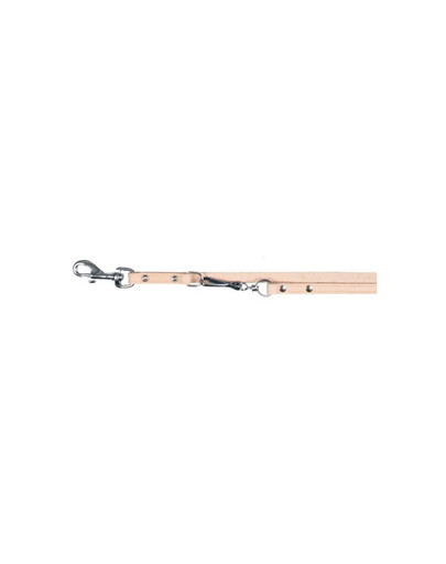 Trixie Basic Adjustable Lead pavadėlis S - M  2 M / 13 mm kreminis