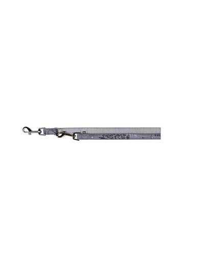Trixie Modern Art This Is The Boss Adjustable Lead pavadėlis M - L 2 m / 20 mm pilkas