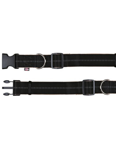 Trixie antkaklis Softline Elegance Collar S – M 32 – 45 cm / 38 mm juodas