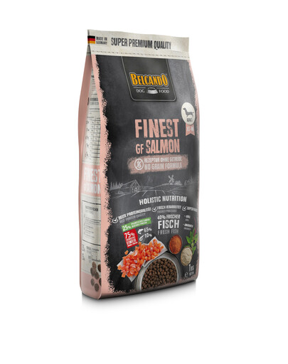 BELCANDO Finest Grain Free Salmon XS-M 1 kg  sausas šunų maistas lašiša