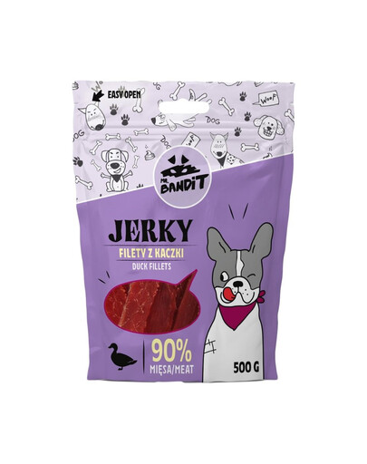 MR. BANDIT Jerky ančių filė šunims 500 g