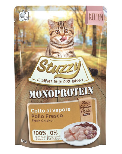 STUZZY Monoprotein Vištiena kačiukams 85 g