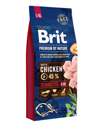 BRIT Premium By Nature Senior Large Extra Large L+XL Chicken 15 kg