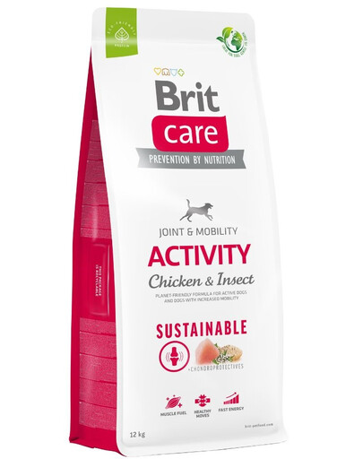 BRIT Care Dog Sustainable Activity Chicken & Insect šunims su vištiena ir vabzdžiais 12kg