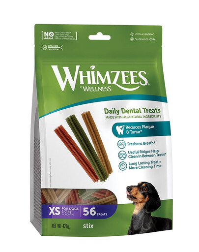 WHIMZEES Stix XS 56 vnt