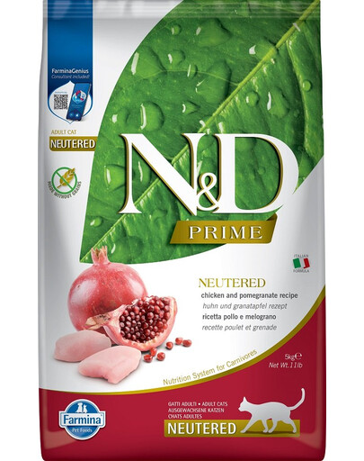 N&D Cat chicken & pomegranate neutered 5 kg