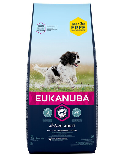 Eukanuba Adult Medium Breed 18 kg