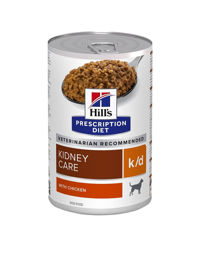 HILL'S Canine Kidney Care k/d 370 g inkstų ligomis sergantiems šunims