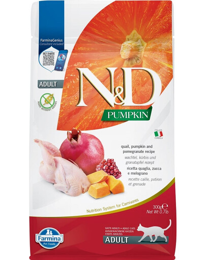 N&D Cat Pumpkin Quail & Pomegranate 300 g