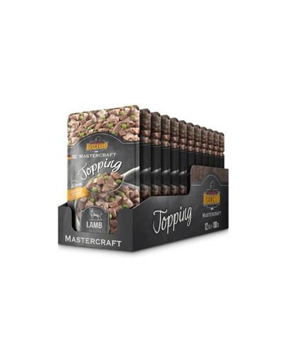 BELCANDO Mastercraft Topping Aviena su žirneliais 12x100 g