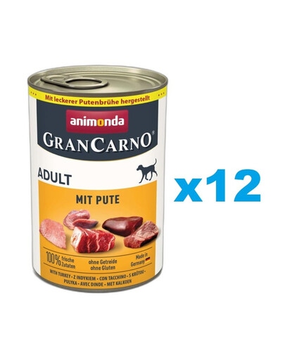 ANIMONDA GranCarno Adult kalakutiena 12x400g