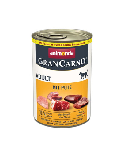 ANIMONDA Grancarno 400 g konservų dėžutė šunims be grūdų