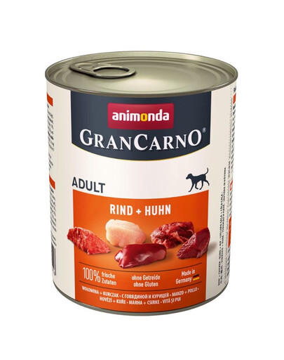 ANIMONDA Grancarno 400 g konservų dėžutė šunims be grūdų
