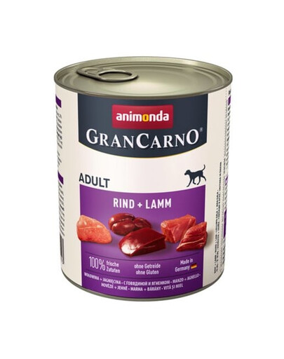 ANIMONDA Grancarno 400 g konservų dėžutė šunims be grūdų