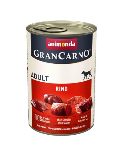 ANIMONDA Grancarno 400 g konservų dėžutė šunims be grūdų