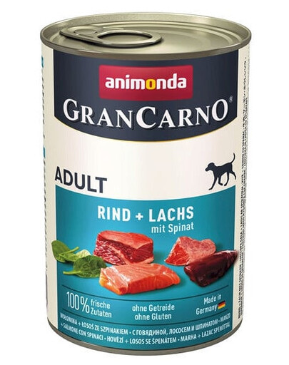 ANIMONDA Grancarno 400 g konservų dėžutė šunims be grūdų