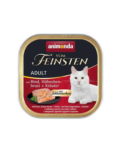 Animonda Vom Feinsten Pate su jautiena, vištienos krūtinėle ir žolelėmis 100 g