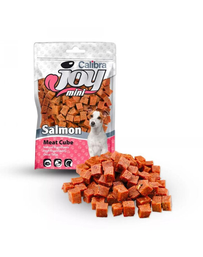 CALIBRA Dog Joy Mini Salmon Cube 70 g Nedideli lašišos kubeliai