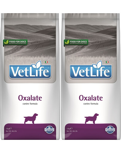 FARMINA Vet Life Dog Oxalate (Urinary) 12 kg 2vnt