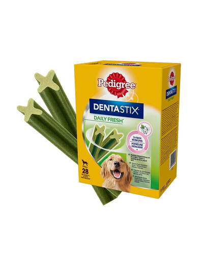 PEDIGREE DentaStix Daily Fresh vištienos skonio skanėstai didelėms veislėms 4x270g