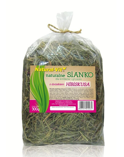 BENEK Natural-Vit šienas su hibisku 300 g