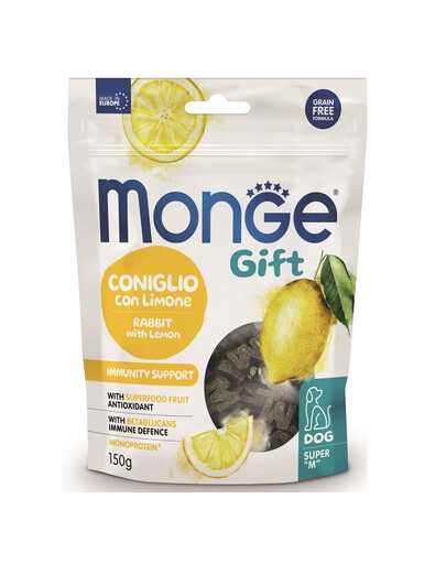 MONGE Monge Gift Super M Dog Adult Triušiena su citrina 150 g