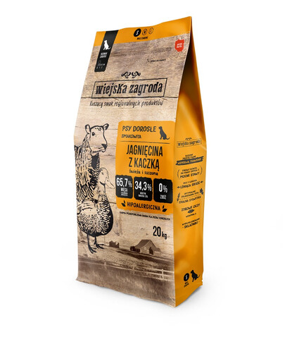 WIEJSKA ZAGRODA Avienos ir anties traškučiai S 20 kg