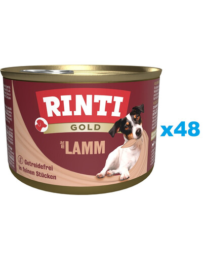 RINTI Auksinis ėriukas Mini mažoms veislėms 48x185 g