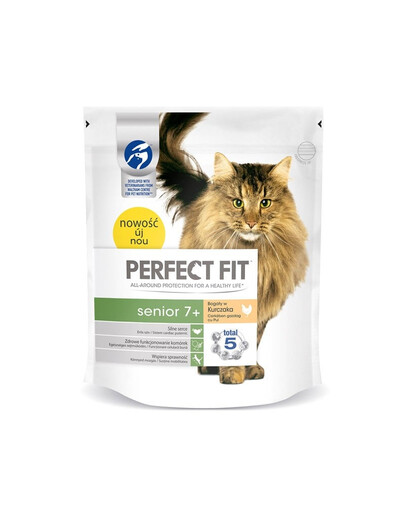 Perfect Fit Mature 7+ ėdalas praturtintas vištiena 5 X 750 g