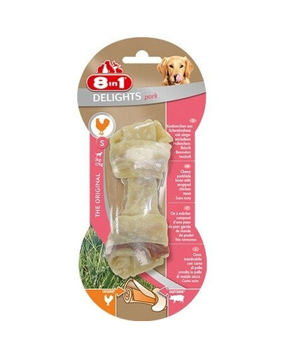 8IN1 Pork Delights Bone S kaulas 1 vnt