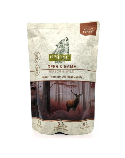 ISEGRIM Adult Forest Roots Elniena ir elniena 410 g