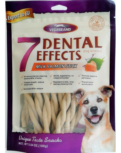 MACED Dental Stick su lašiša 15 vnt/160 g