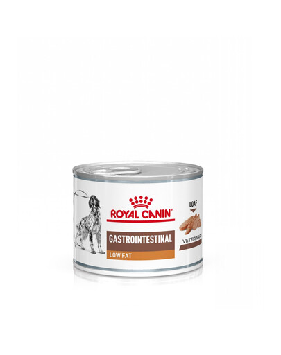 ROYAL CANIN Gastro Intestinal Low Fat Canine 12 x 200 g Šlapias maistas su sumažintu riebalų kiekiu šunims, turintiems virškinimo trakto sutrikimų	