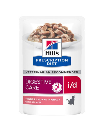 HILL'S Prescription Diet i/d Digestive Care su lašiša 12x85g