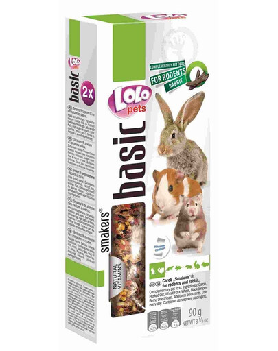 Lolo Pets Smakers su saldžiaja ceratonija žiurkėnams 90 cm