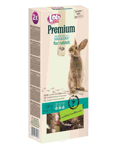 Lolo Pets Smakers Premium triušiams 100 g