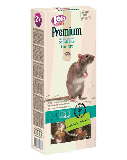 Lolo Pets Smakers Premium žiurkėms 100 g