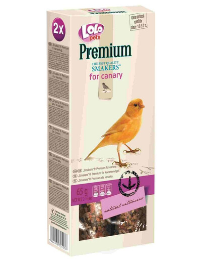 Lolo Pets Smakers Premium kanarėlėms 65 g