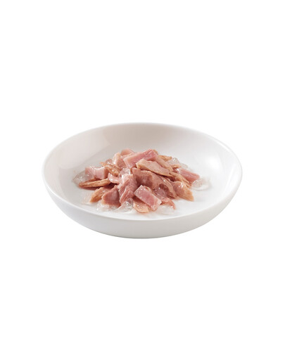 Schesir tunas su kumpiu drebučiuose 85 g