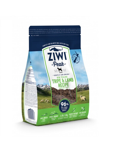 ZIWIPEAK Dog Tripe&Lamb džiovintas maistas skrandis ir ėriena 2,5 kg