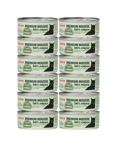 COMFY APPETIT PREMIUM Putos su triušiu katėms 12x85 g